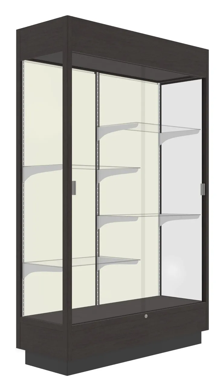 Vertical Display Case with LED Lighting - 48 x 76