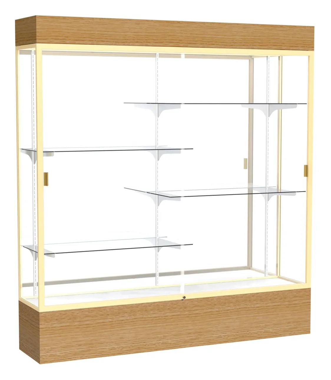 Large Display Case with Lighting - 72 x 80