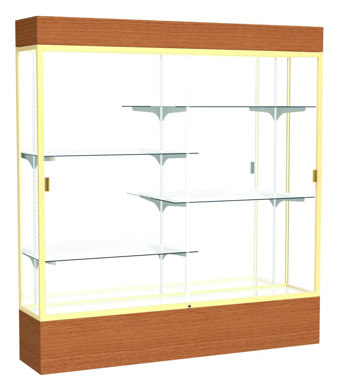 Large Display Case with Lighting - 72 x 80