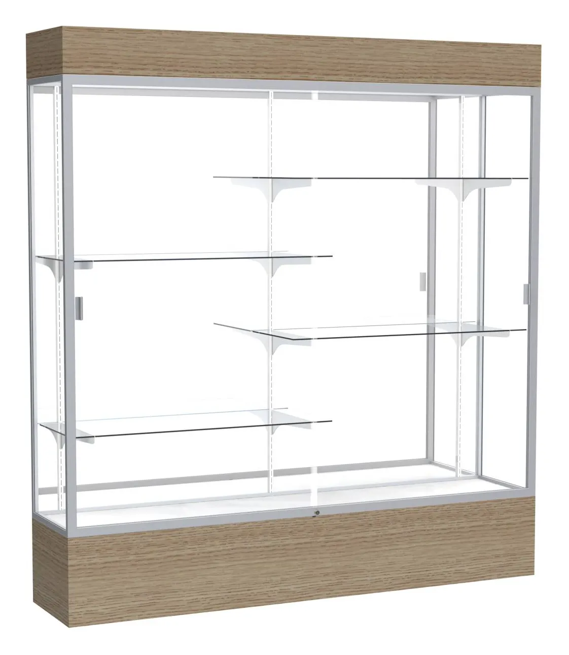 Large Display Case with Lighting - 72 x 80