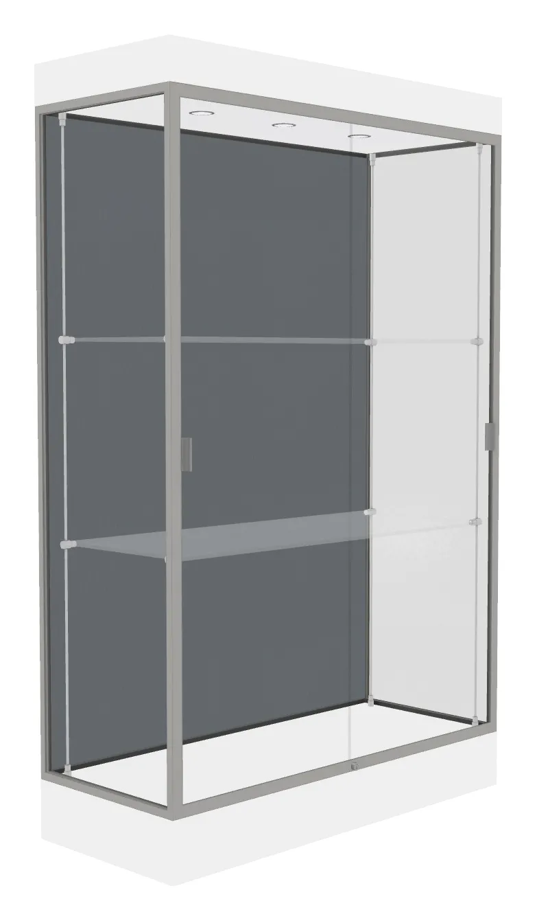 Large Display Case with LED Lighting - 48 x 76