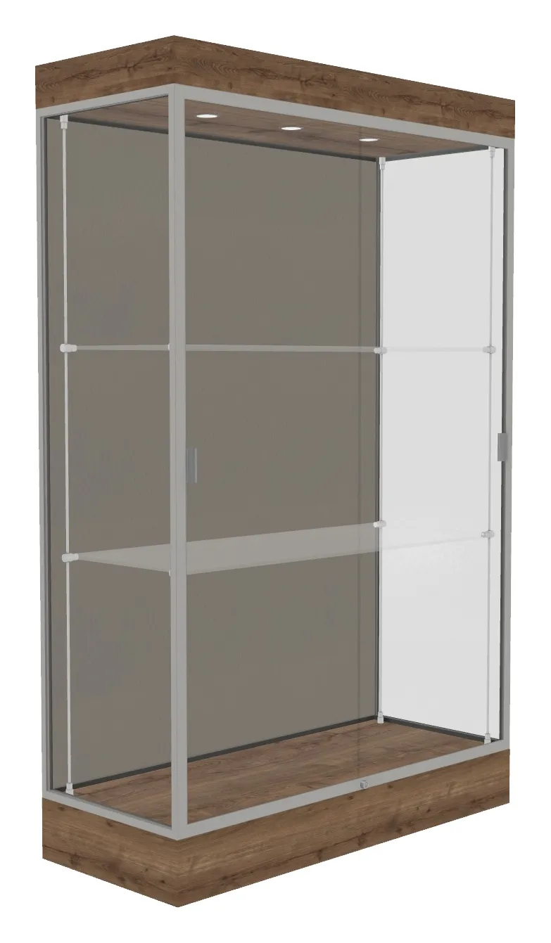 Large Display Case with LED Lighting - 48 x 76