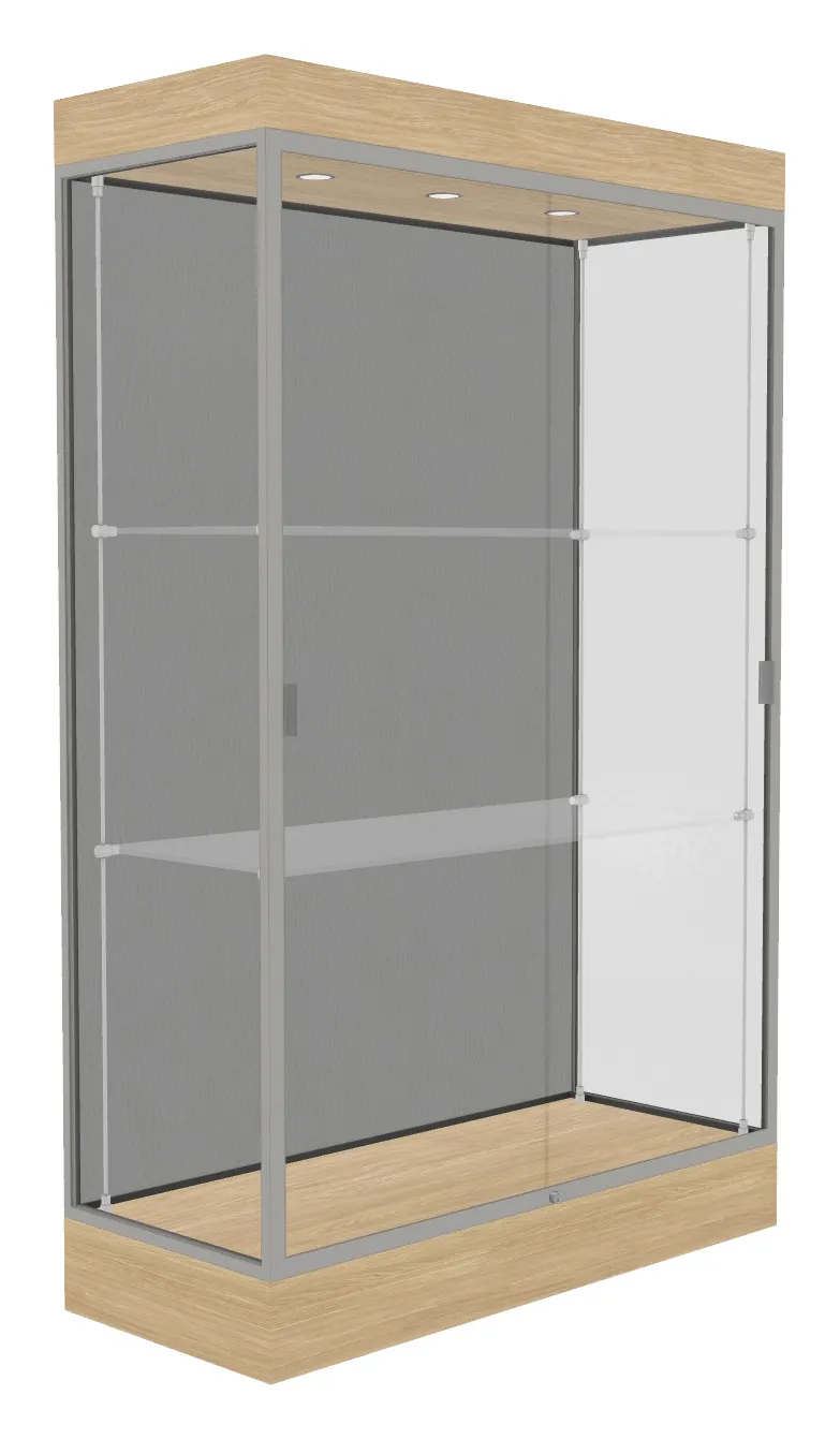 Large Display Case with LED Lighting - 48 x 76