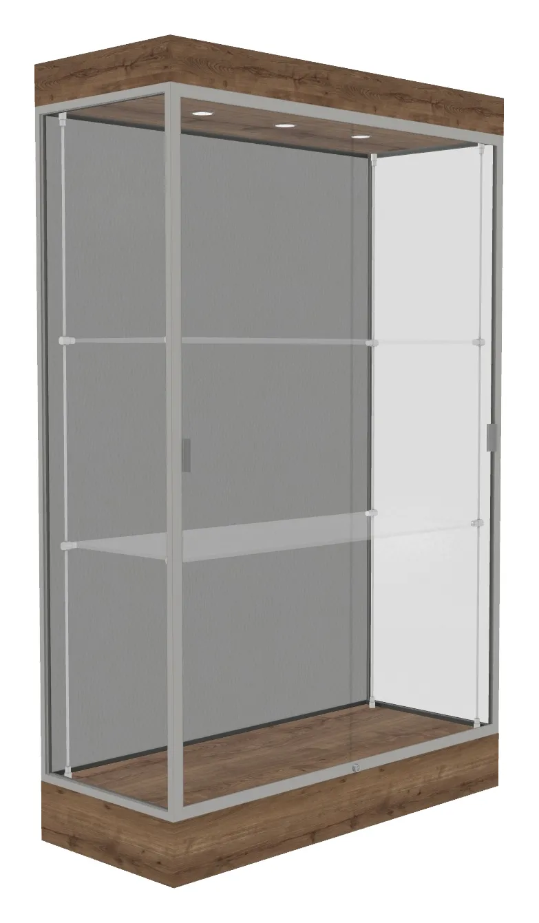Large Display Case with LED Lighting - 48 x 76