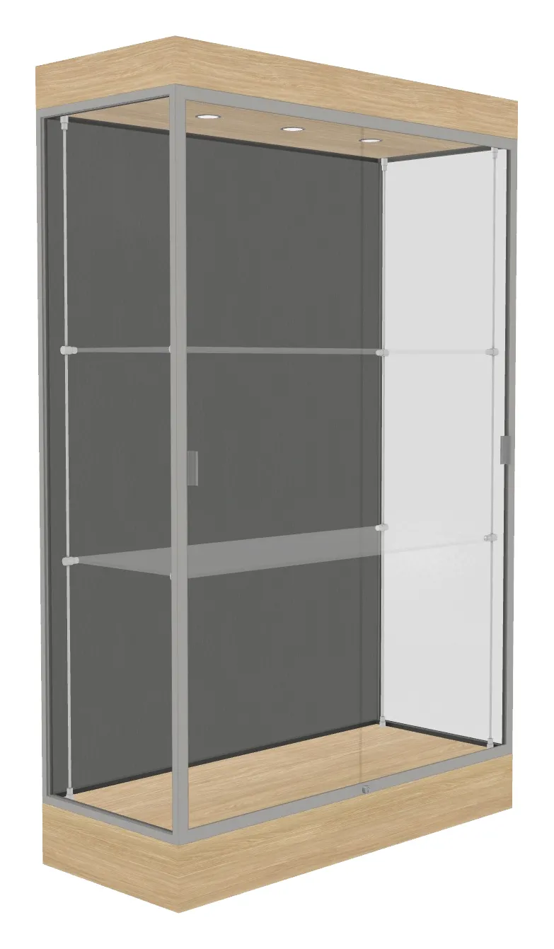 Large Display Case with LED Lighting - 48 x 76
