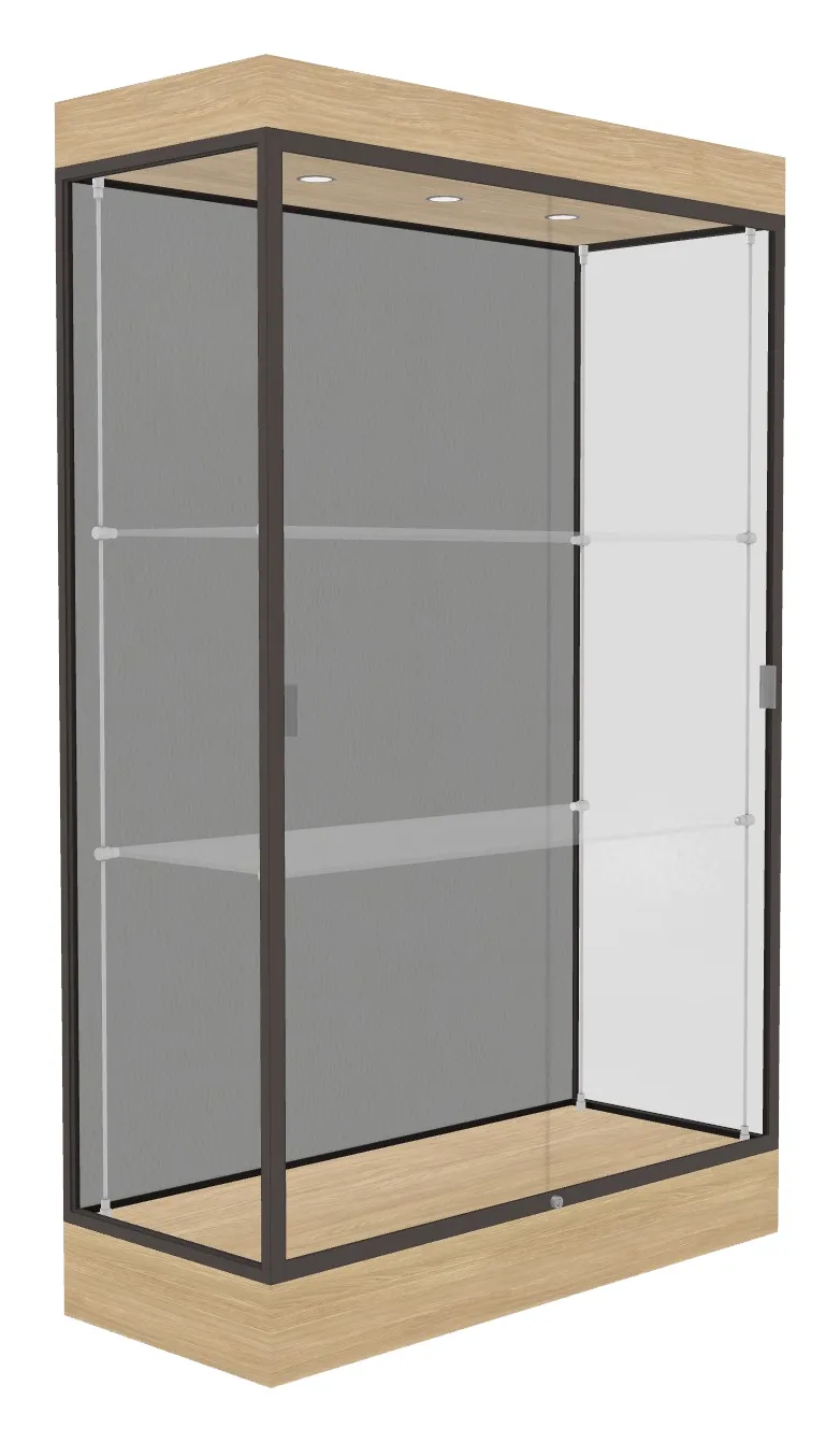 Trophy Display Case with LED Lighting - 48 x 76