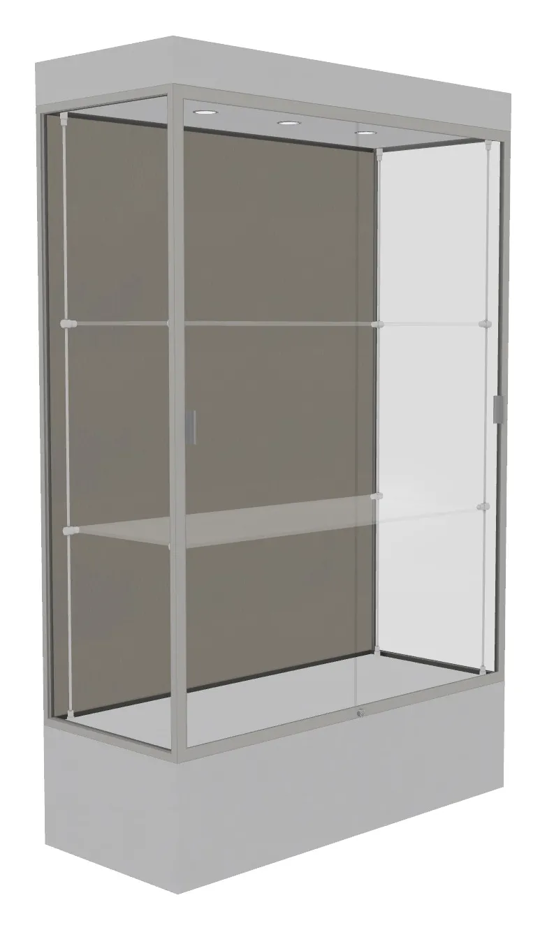 Lighted Display Case with 12 Base - 48 x 76