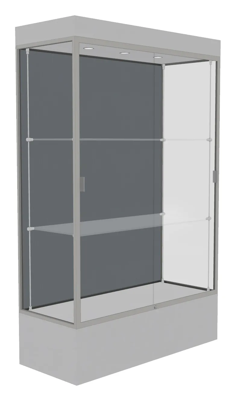 Lighted Display Case with 12 Base - 48 x 76