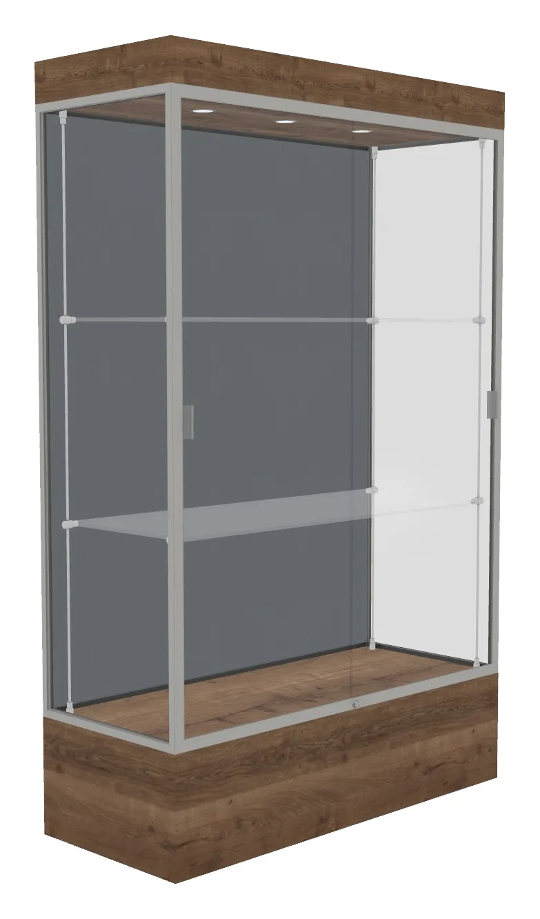 Lighted Display Case with 12 Base - 48 x 76