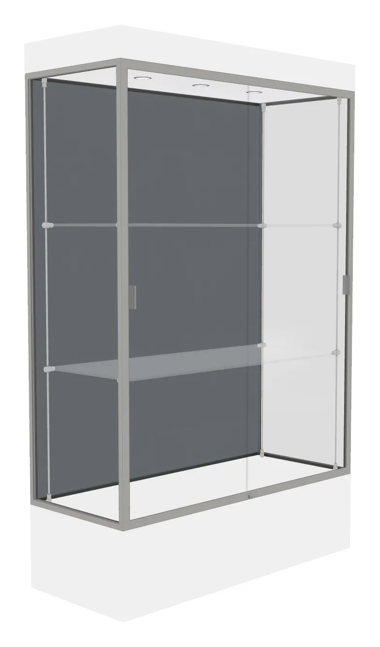 Lighted Display Case with 12 Base - 48 x 76