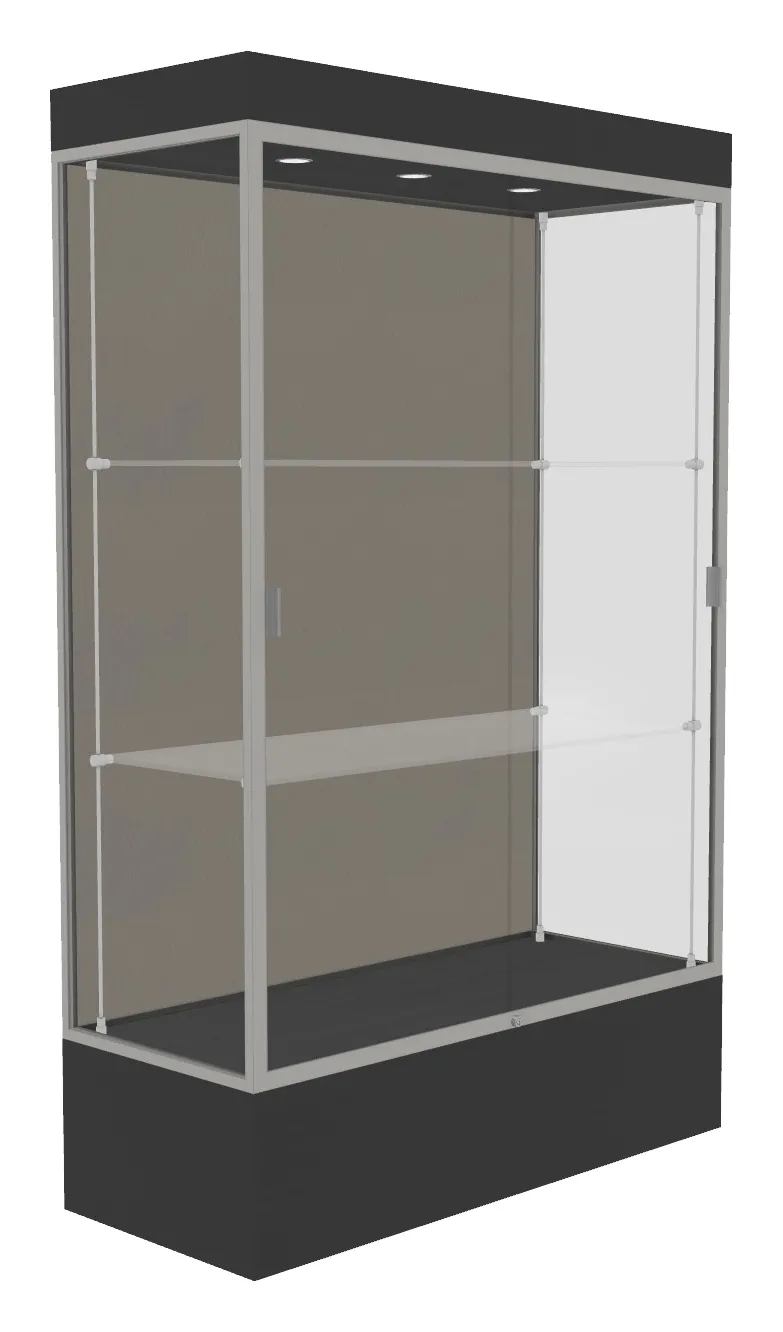 Lighted Display Case with 12 Base - 48 x 76