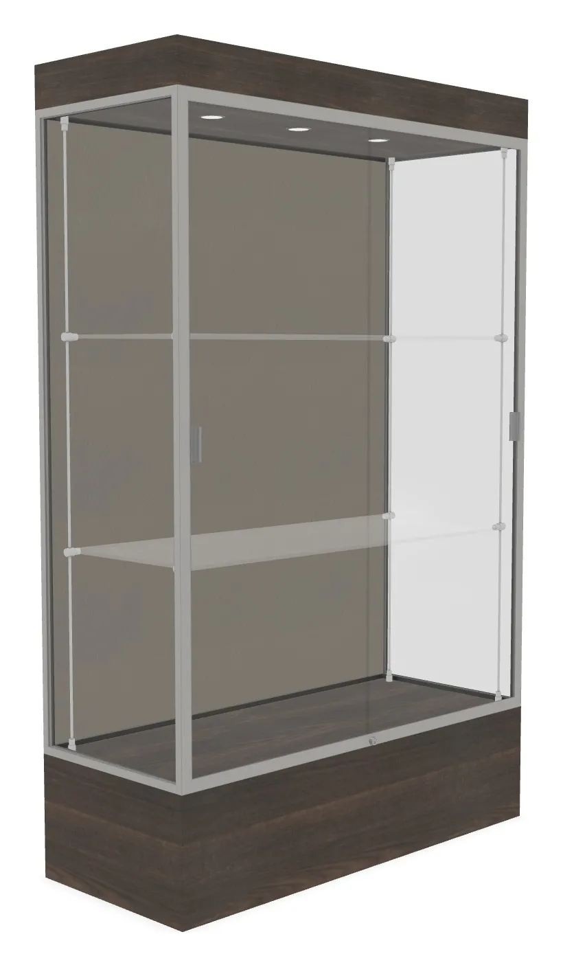 Lighted Display Case with 12 Base - 48 x 76