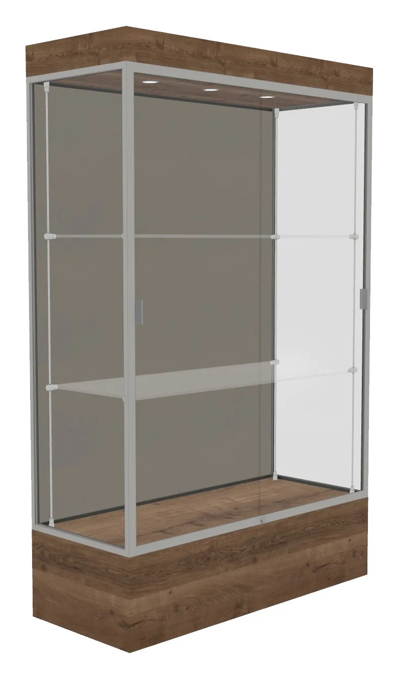 Lighted Display Case with 12 Base - 48 x 76