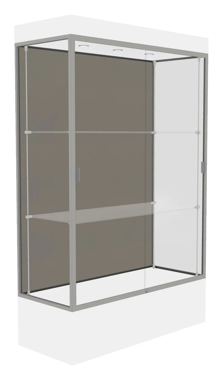 Lighted Display Case with 12 Base - 48 x 76