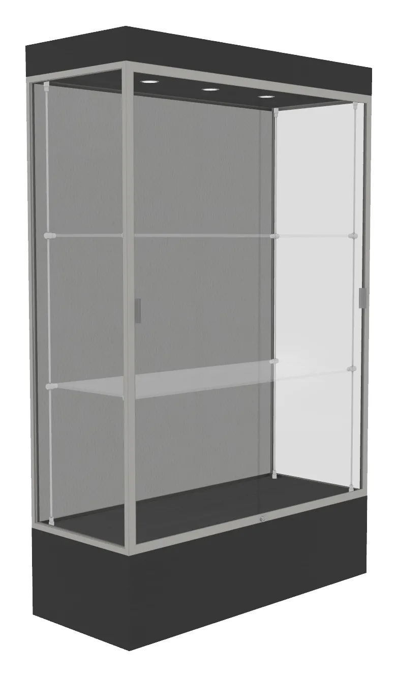 Lighted Display Case with 12 Base - 48 x 76