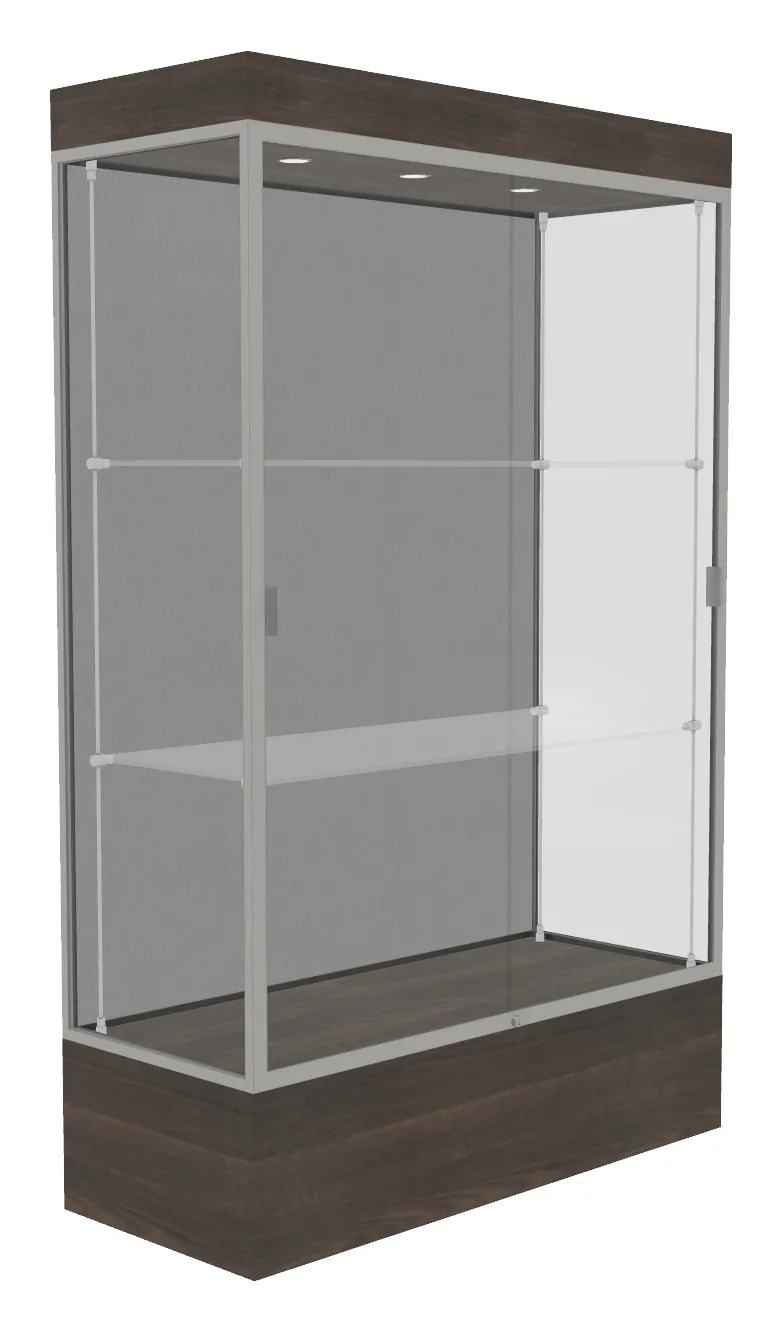 Lighted Display Case with 12 Base - 48 x 76