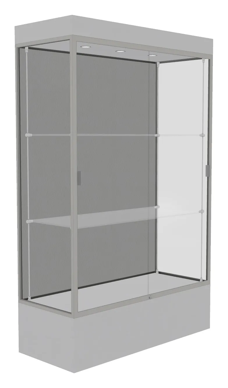 Lighted Display Case with 12 Base - 48 x 76