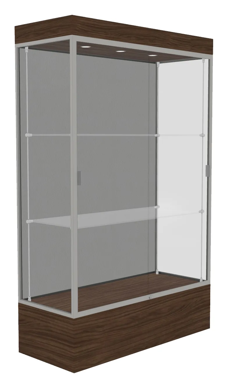 Lighted Display Case with 12 Base - 48 x 76
