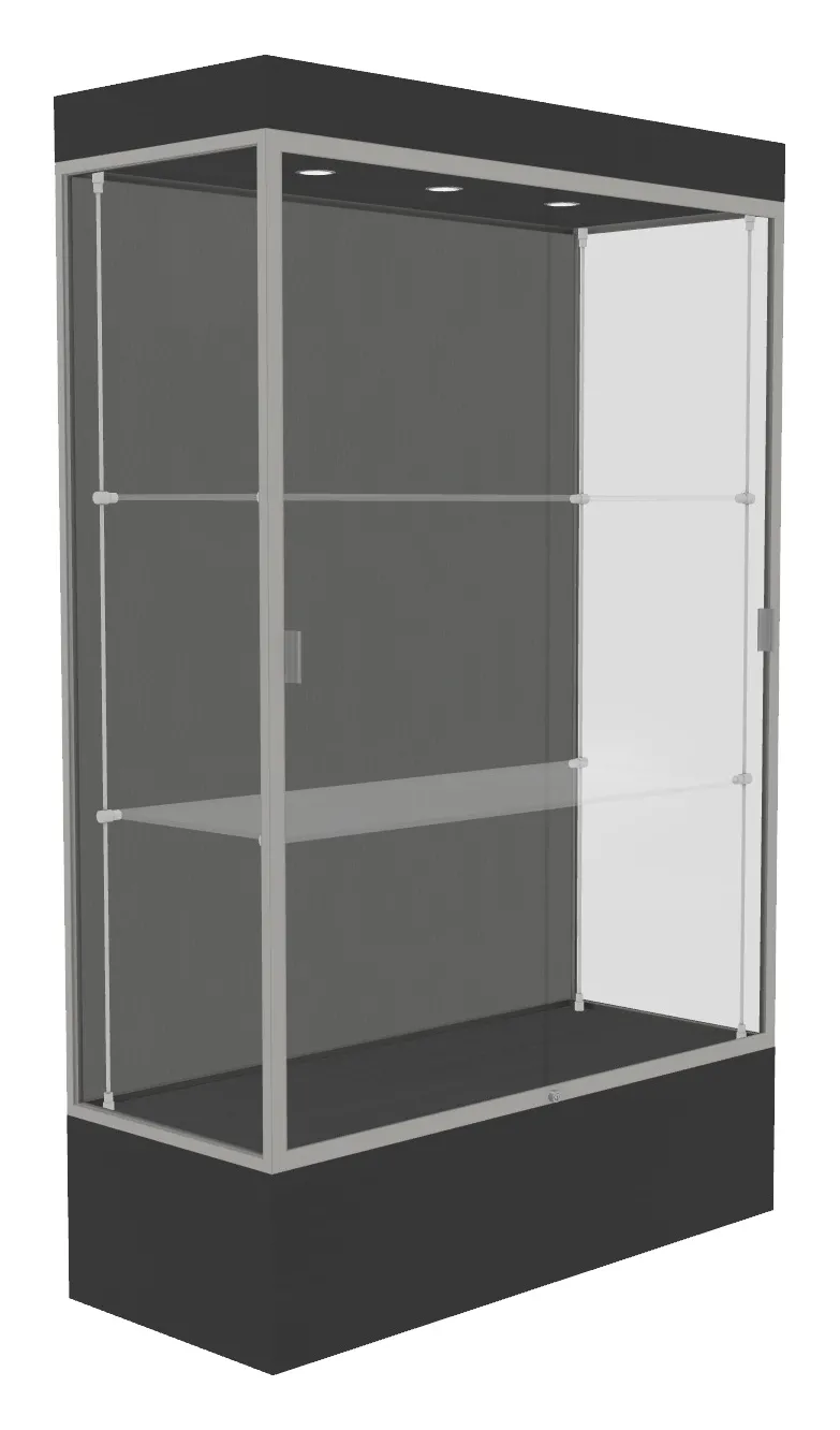 Lighted Display Case with 12 Base - 48 x 76