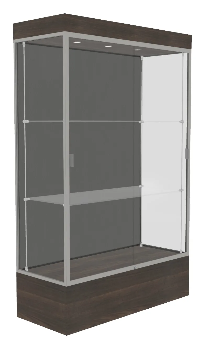 Lighted Display Case with 12 Base - 48 x 76