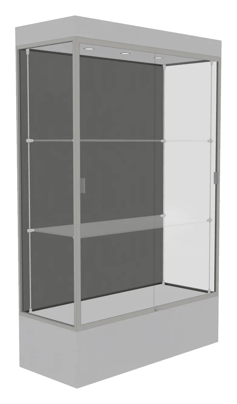 Lighted Display Case with 12 Base - 48 x 76