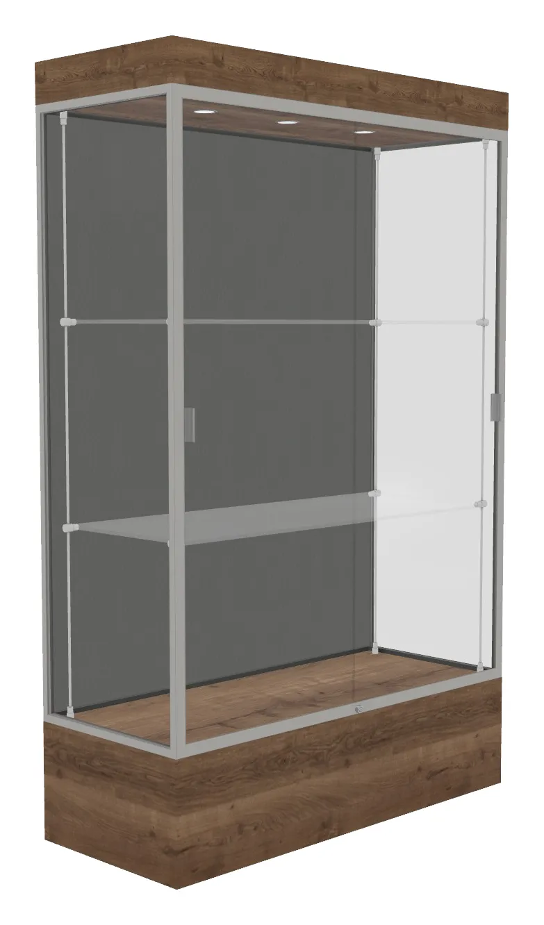 Lighted Display Case with 12 Base - 48 x 76