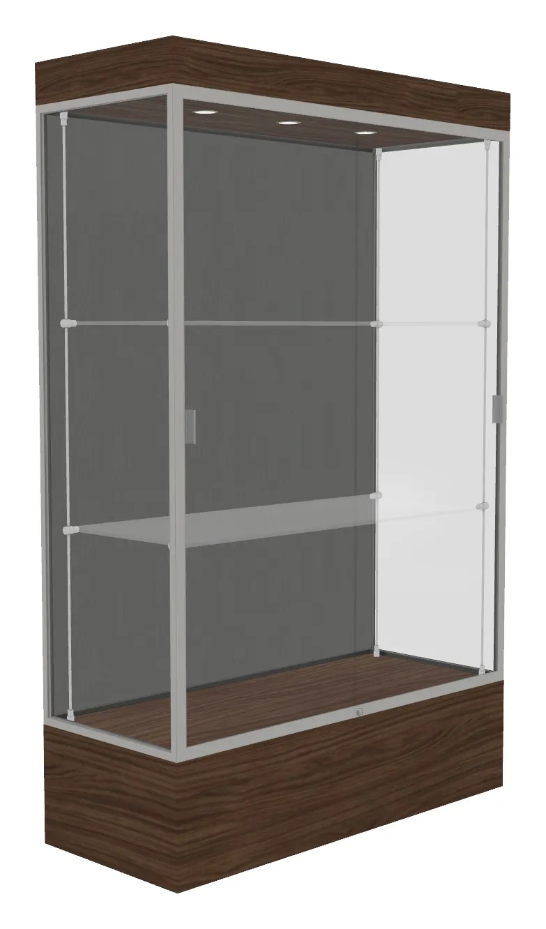 Lighted Display Case with 12 Base - 48 x 76