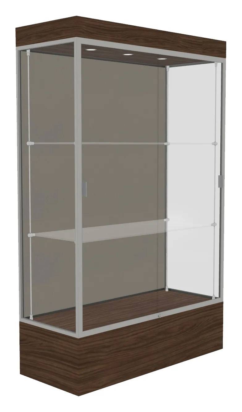 Lighted Display Case with 12 Base - 48 x 76