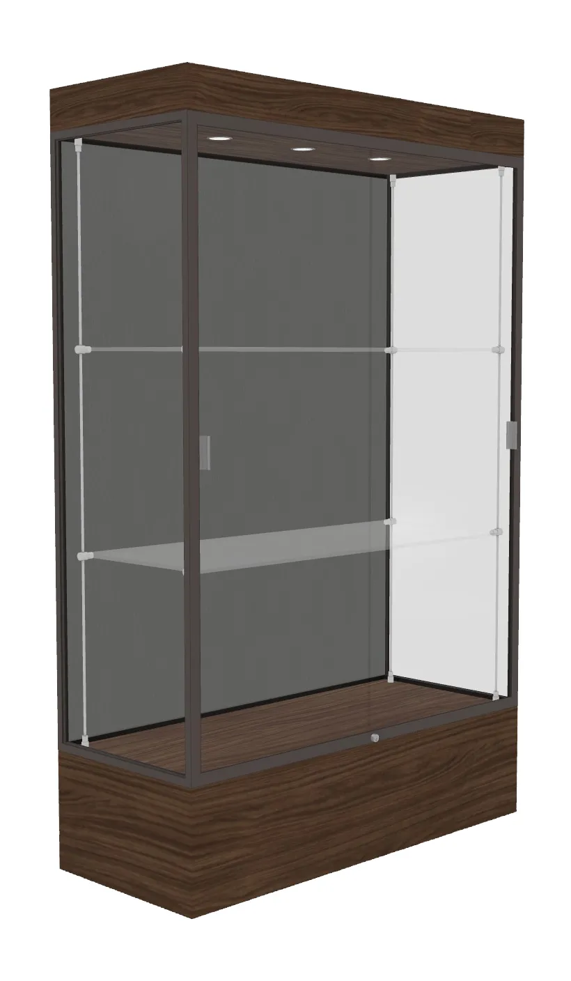 Lighted Display Case with 12 Base - 48 x 76