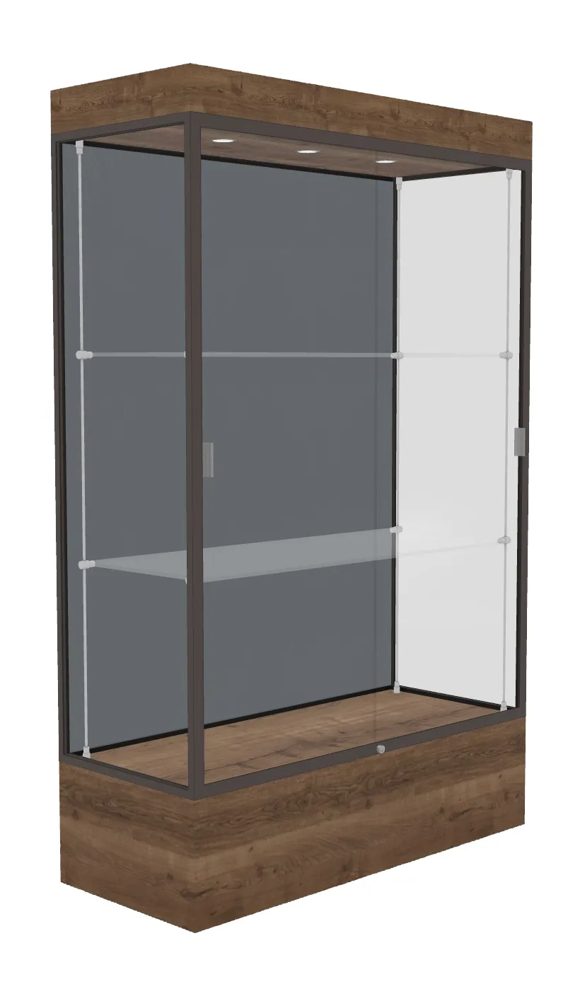 Lighted Display Case with 12 Base - 48 x 76
