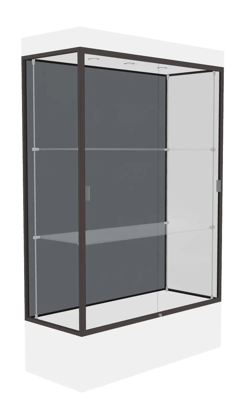 Lighted Display Case with 12 Base - 48 x 76