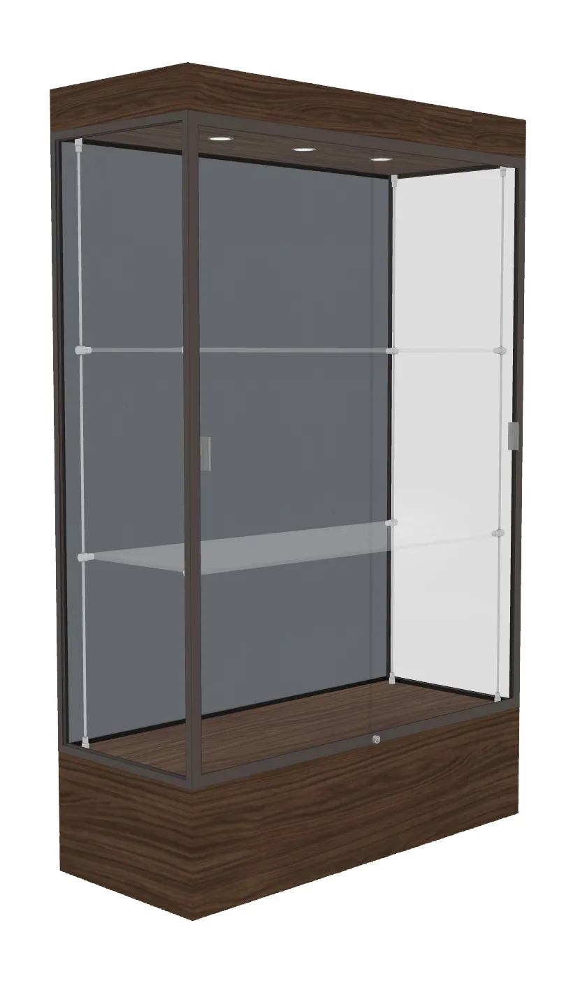 Lighted Display Case with 12 Base - 48 x 76