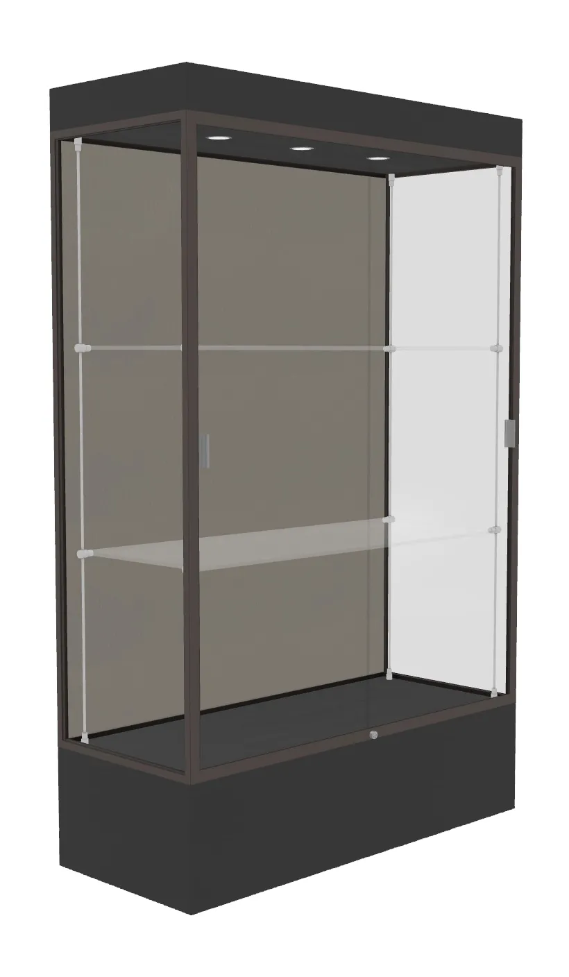 Lighted Display Case with 12 Base - 48 x 76