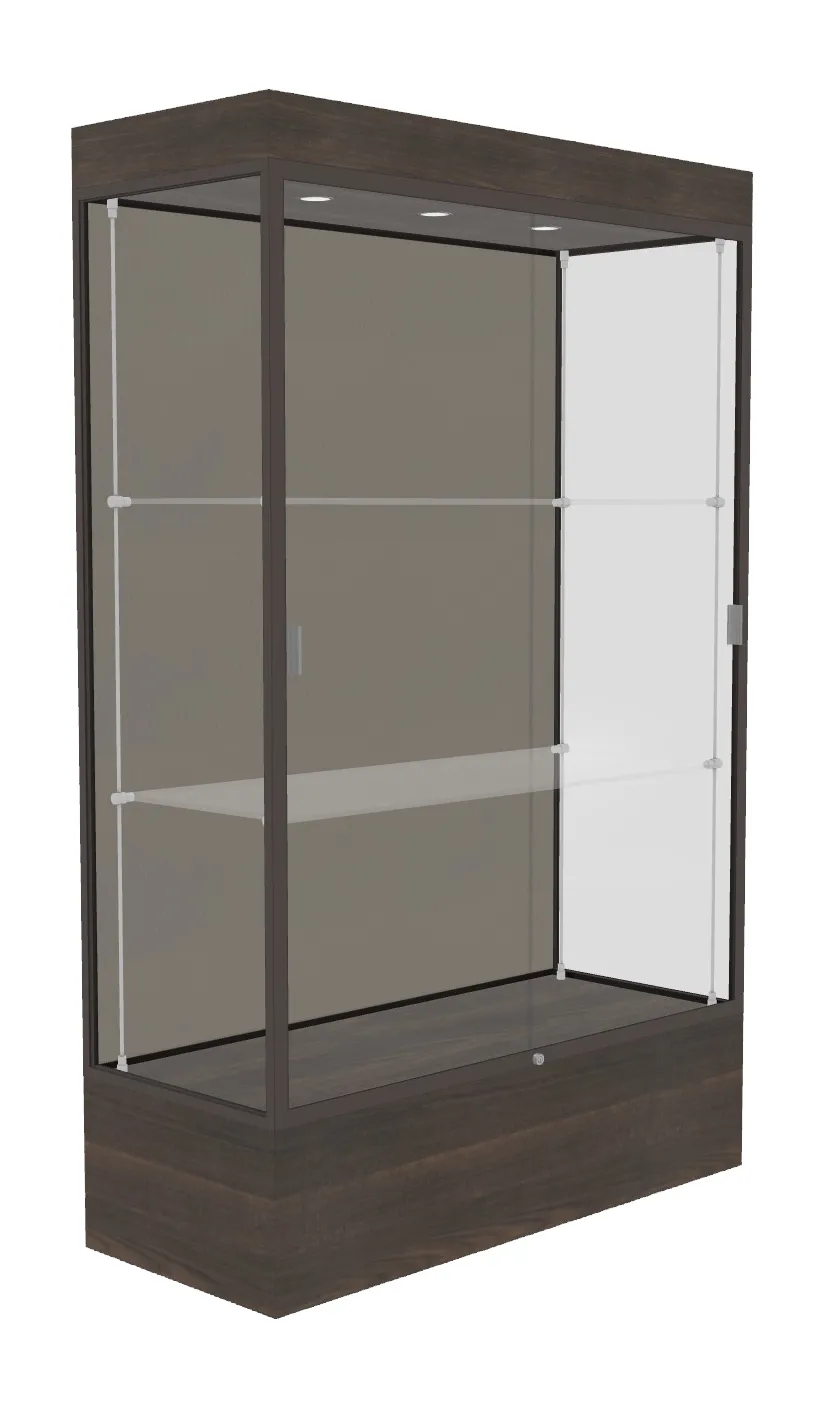 Lighted Display Case with 12 Base - 48 x 76