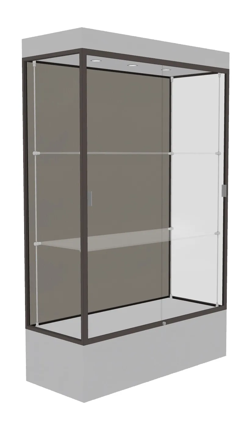 Lighted Display Case with 12 Base - 48 x 76