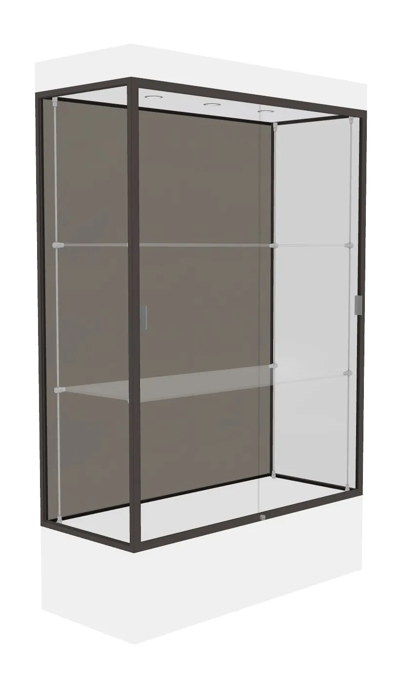 Lighted Display Case with 12 Base - 48 x 76