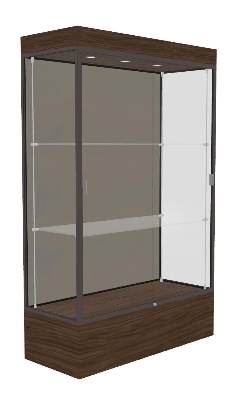Lighted Display Case with 12 Base - 48 x 76