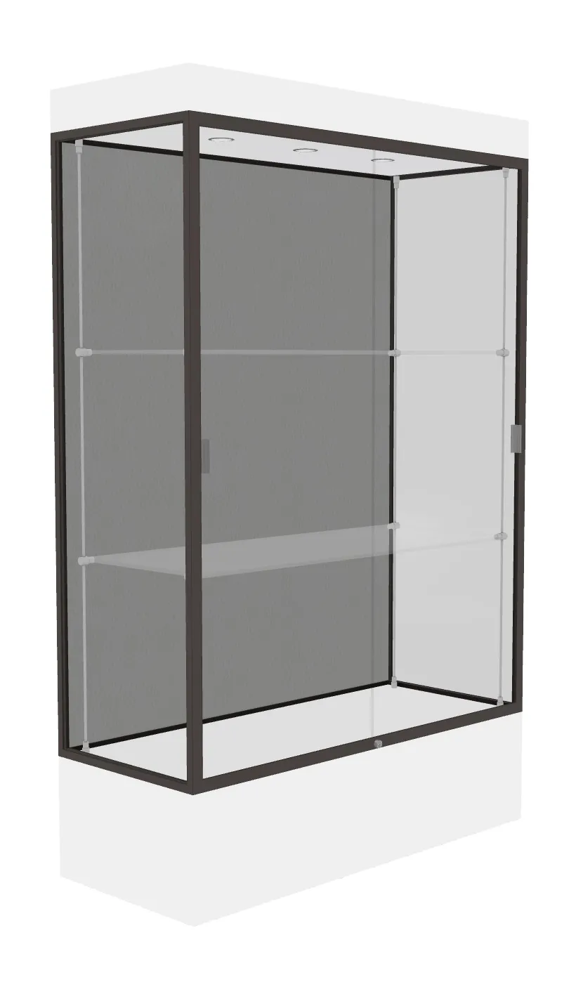 Lighted Display Case with 12 Base - 48 x 76