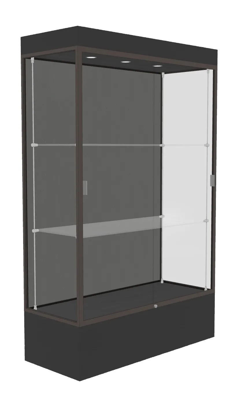 Lighted Display Case with 12 Base - 48 x 76