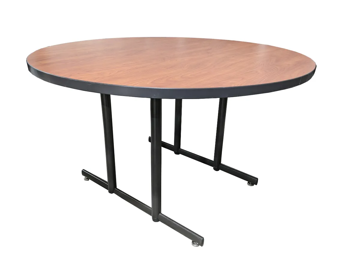 48 Round Cherry Laminate Table