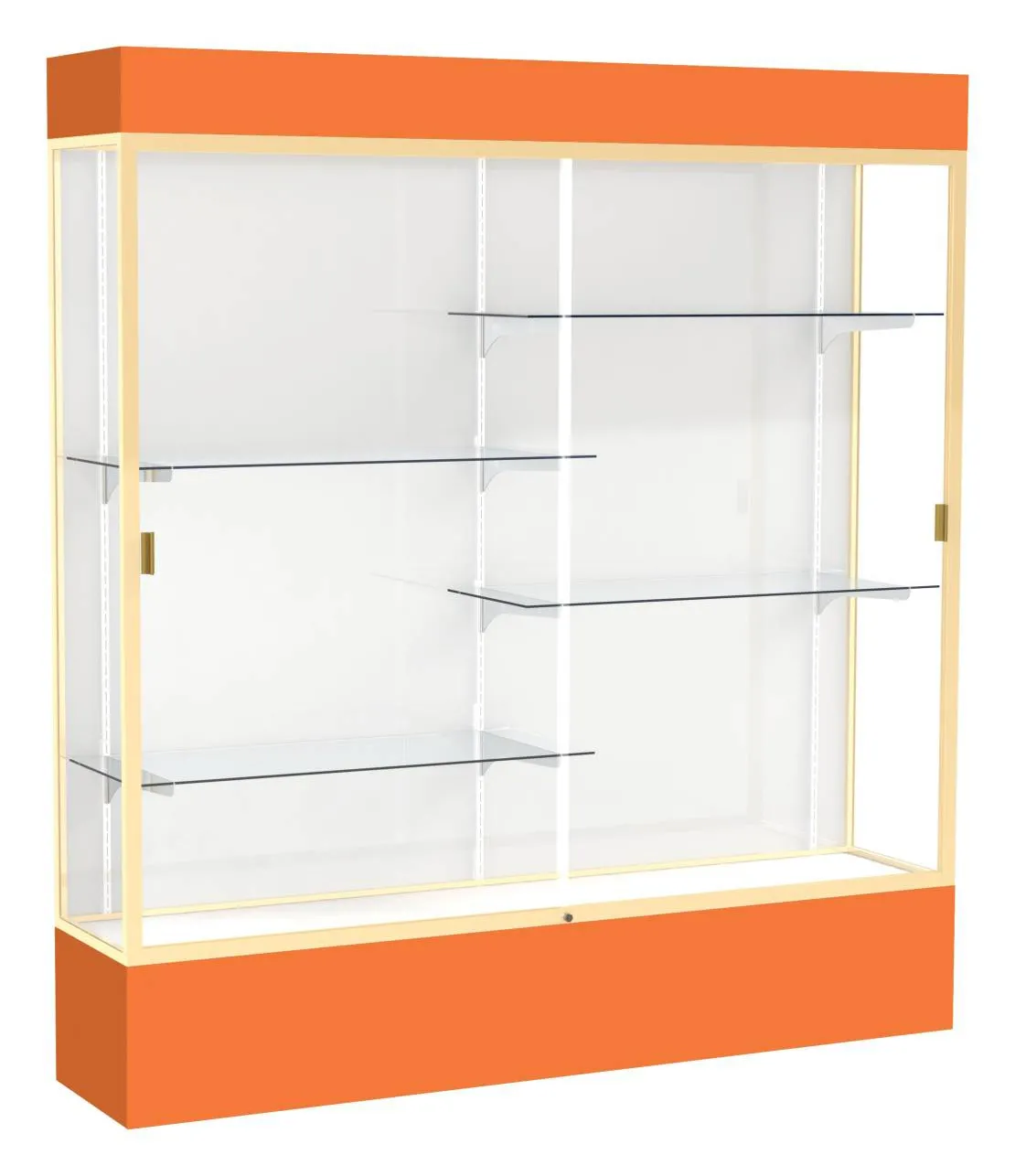 Large Display Case with LED Lighting -  72 x 80