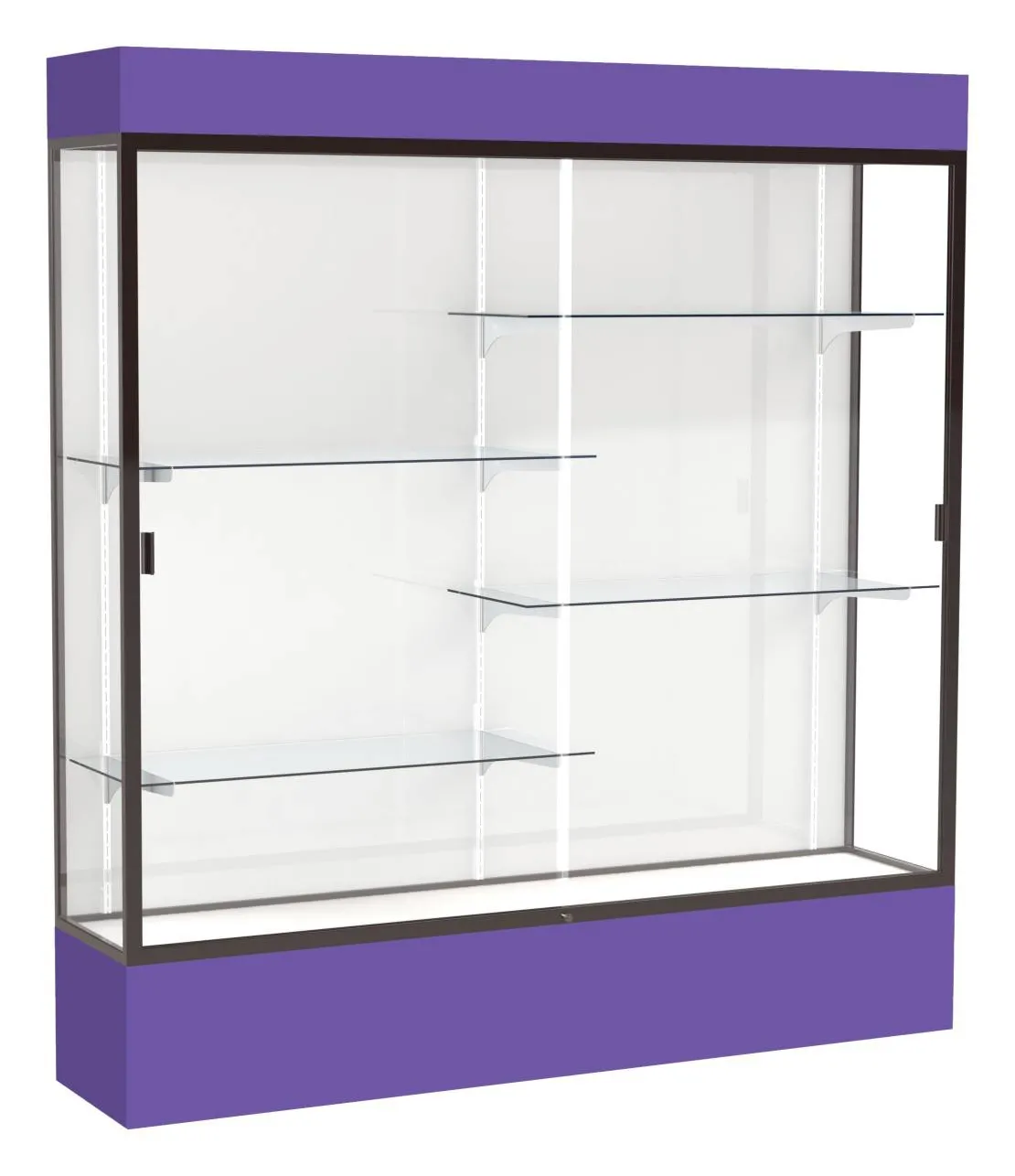 Large Display Case with LED Lighting -  72 x 80