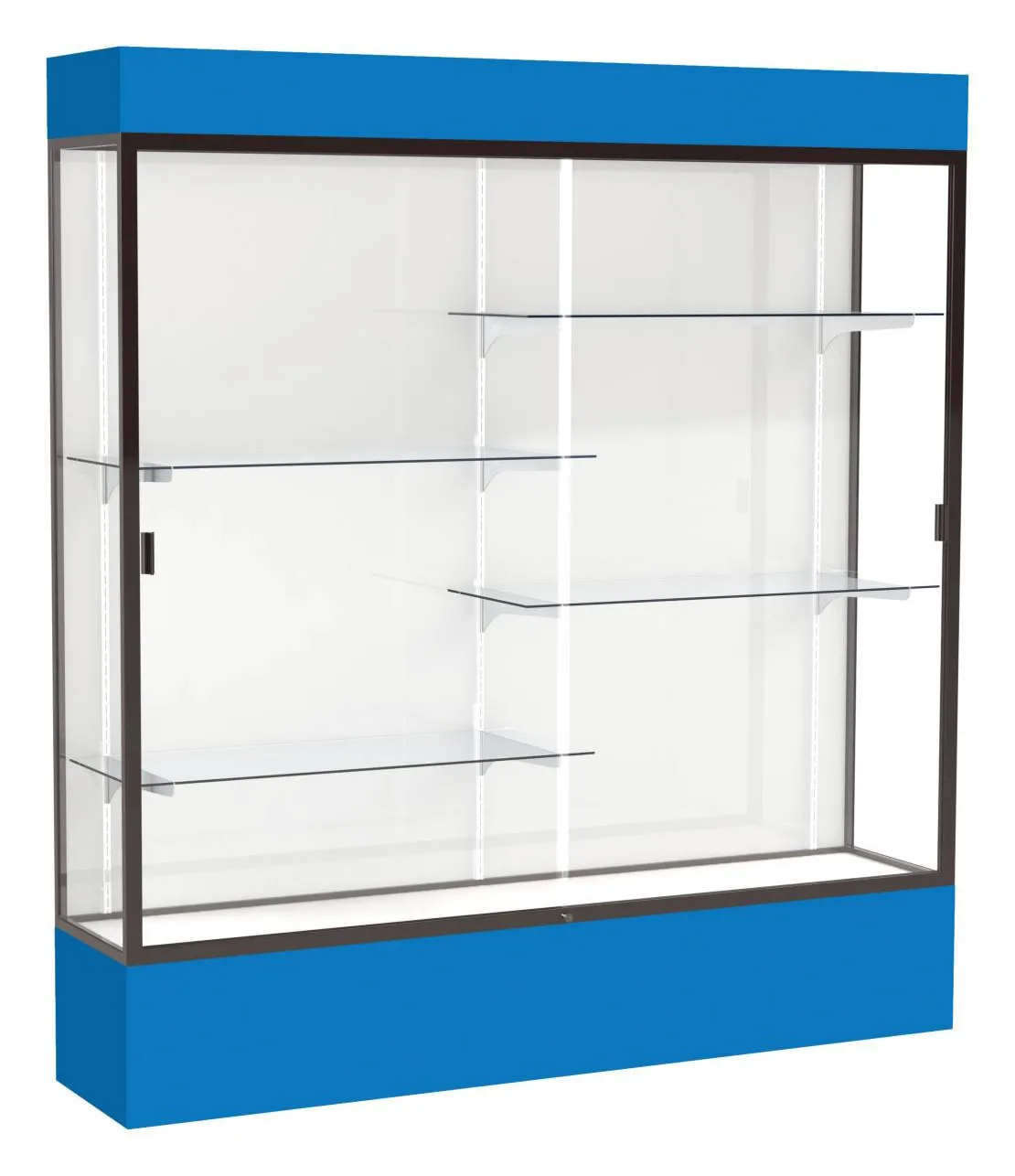 Large Display Case with LED Lighting -  72 x 80