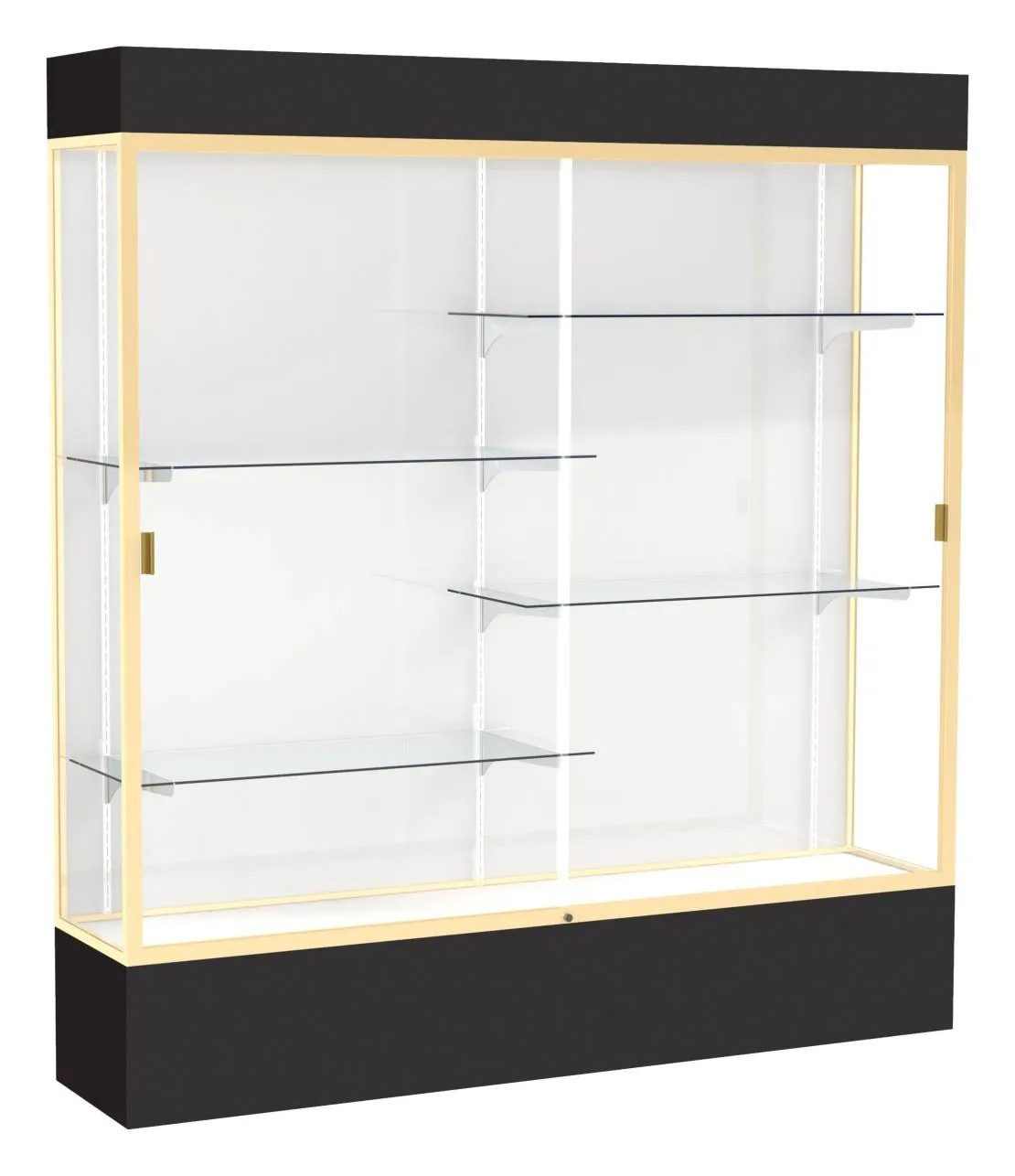 Large Display Case with LED Lighting -  72 x 80