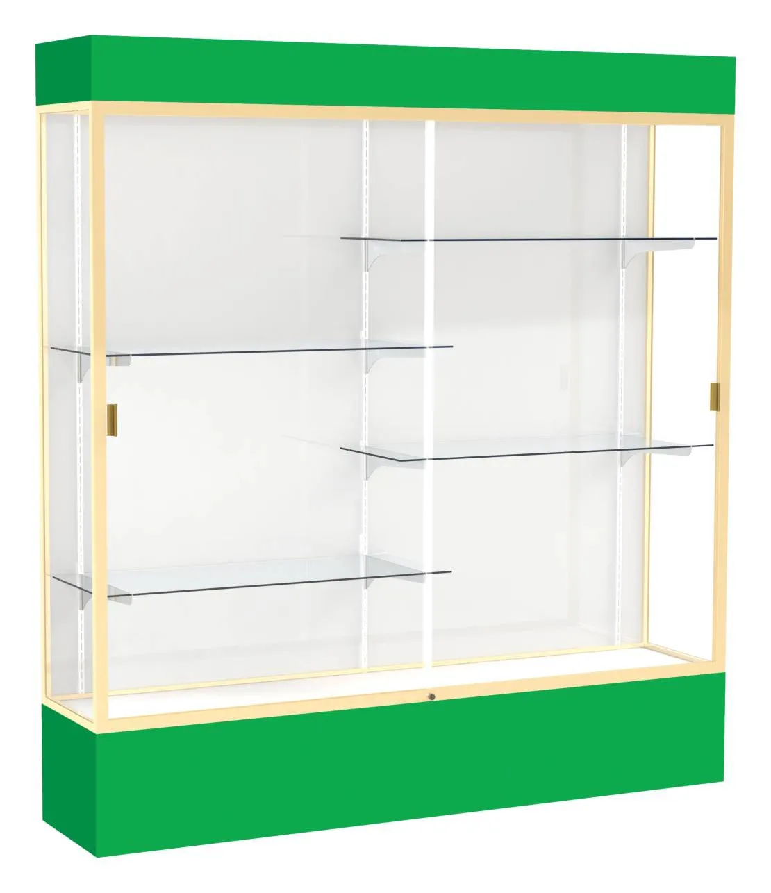 Large Display Case with LED Lighting -  72 x 80
