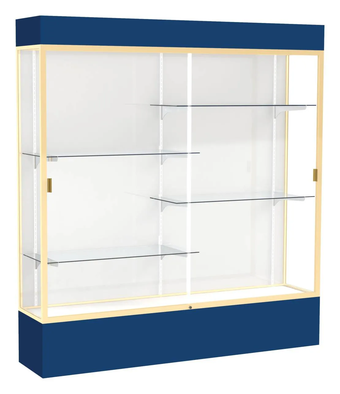 Large Display Case with LED Lighting -  72 x 80