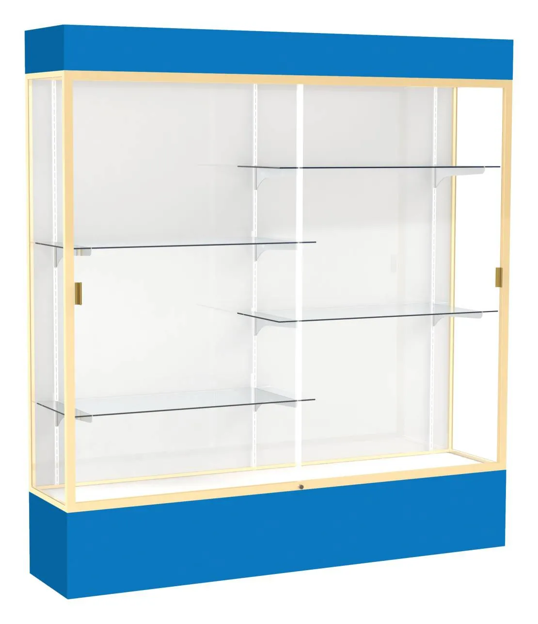 Large Display Case with LED Lighting -  72 x 80