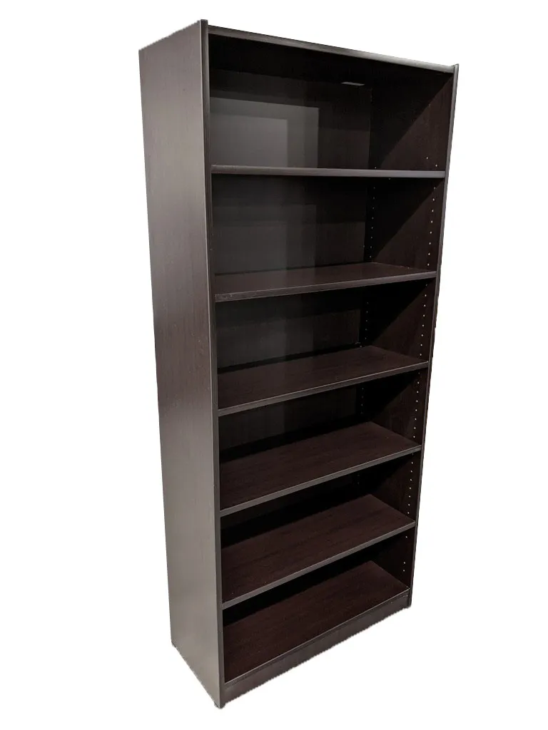 Espresso Laminate Bookshelf - 31.5 Inch Wide