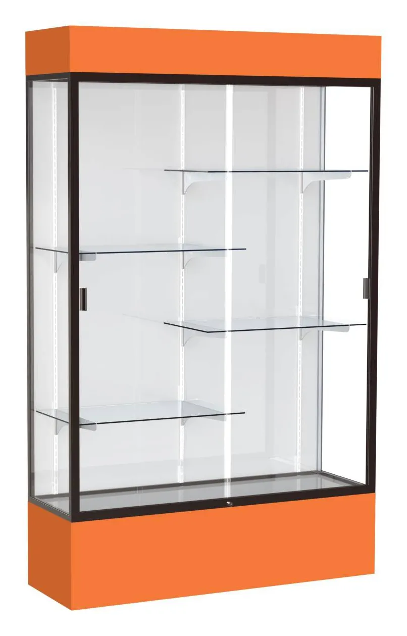 Glass Display Case with Lights -  48 x 80