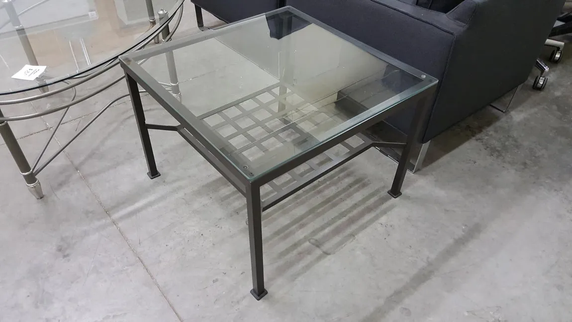 Glass Side Table
